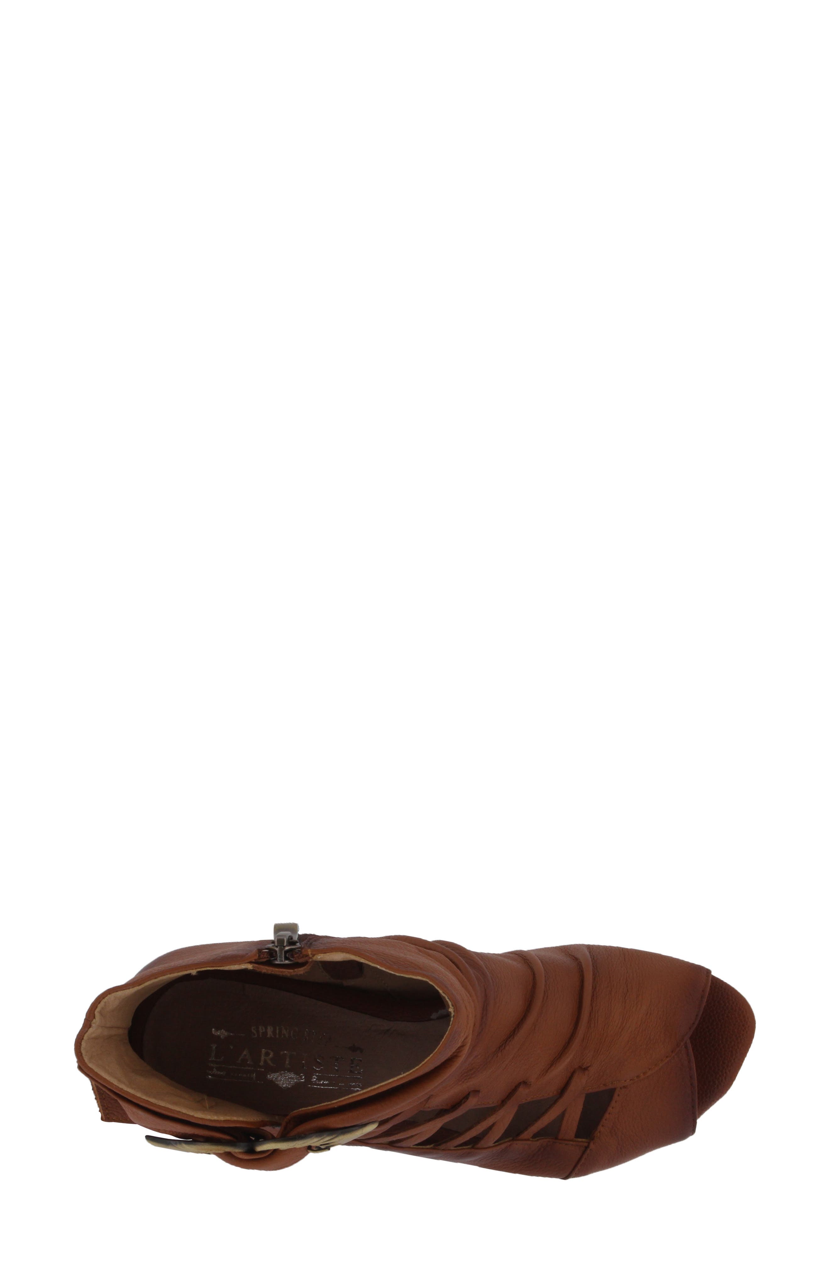 L'Artiste Nesgara Sandal, Alternate, color, CAMEL LEATHER