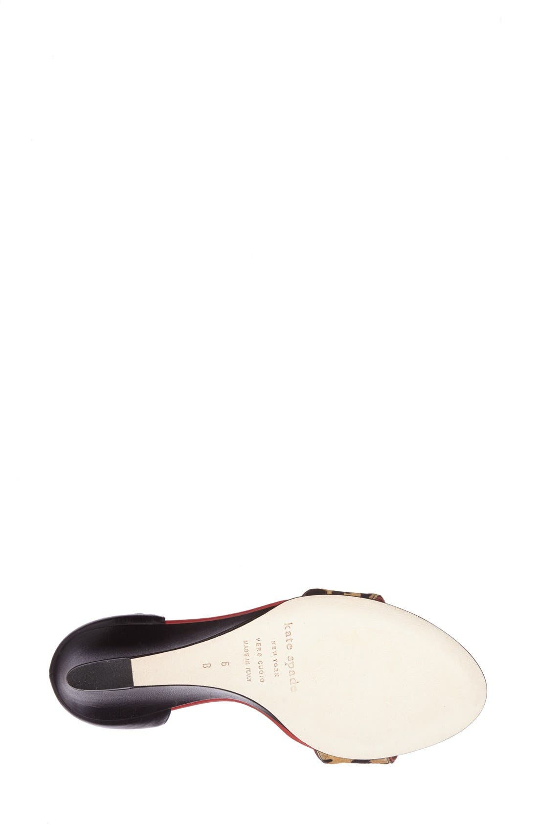 'amanda' wedge sandal, Alternate, color, DESERT/ BLACK