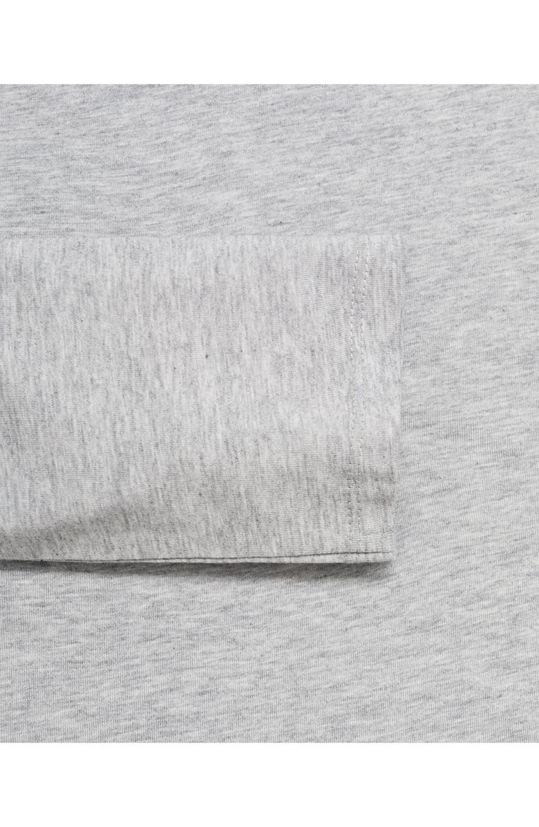 MANGO Long Sleeve Lyocell & Cotton Pajama T-Shirt, Alternate, color, Light/ Pastel Grey