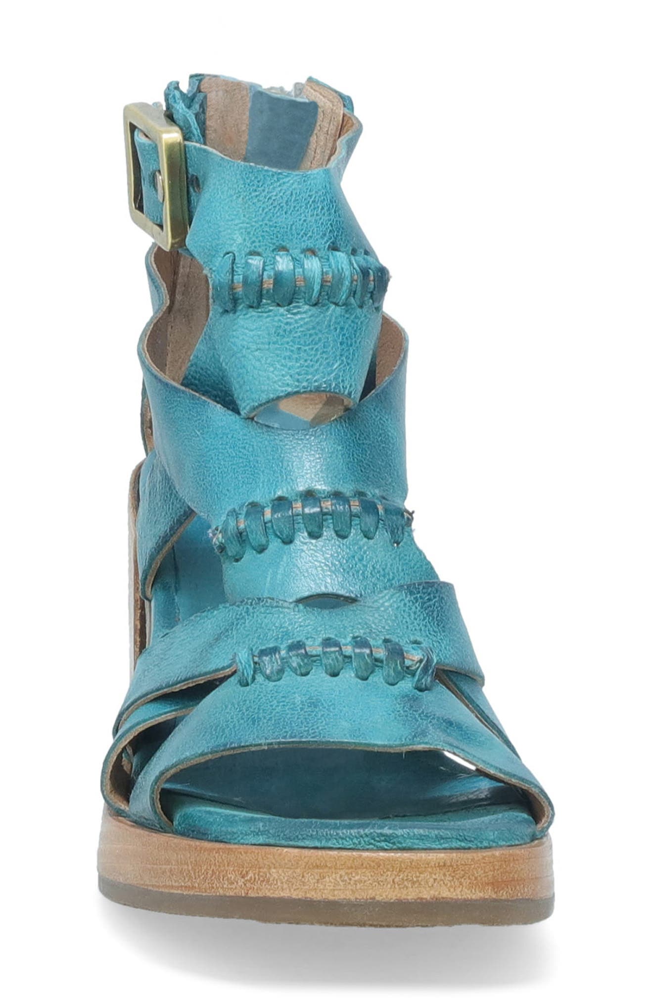 Alfred Ankle Strap Sandal, Alternate, color, EMERALD