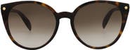 McQueen 55mm Gradient Cat Eye Sunglasses