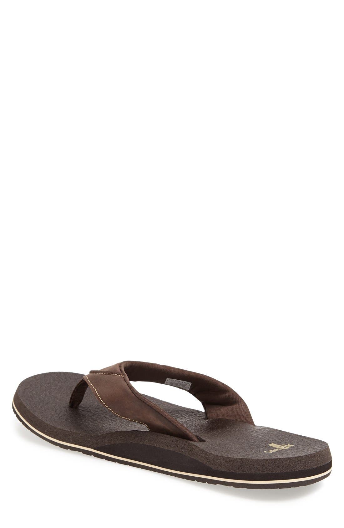 Sanuk 'Beer Cozy Primo' Flip Flop, Alternate, color, 