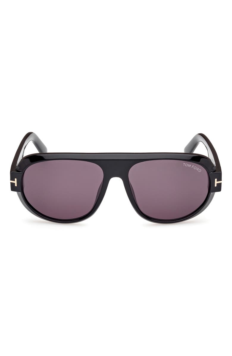 TOM FORD Blake 59mm Pilot Sunglasses, Main, color, 