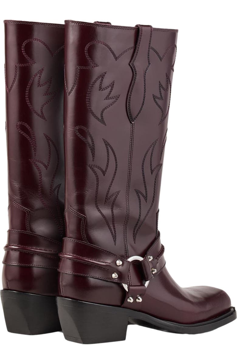 SANDRO Tall boots with square toes, Alternate, color,