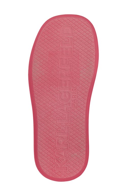 Karl Lagerfeld Ohare Platform Slide Sandal