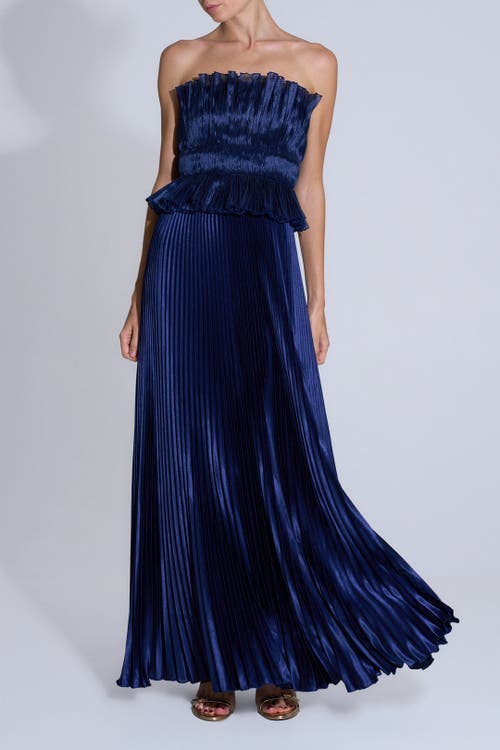 L'idée Woman Masquerade Gown In Blue