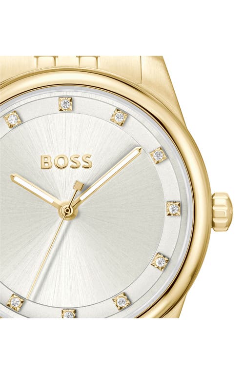 Hugo Boss Boss Graceful Precious Bracelet Watch, 32mm In Yellow