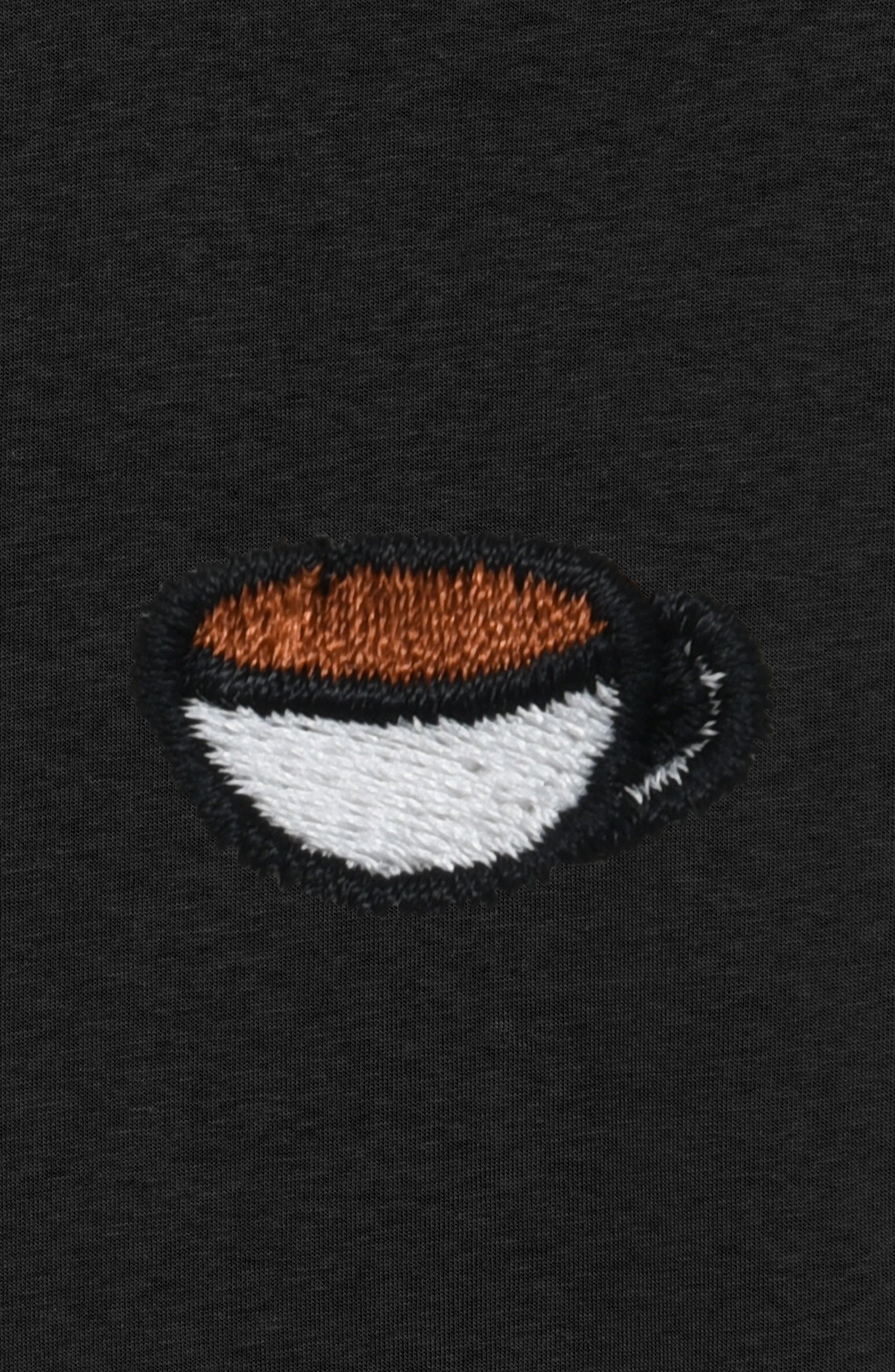 Mens Lil Coffee Heavy Weight Cotton Tee - image 2