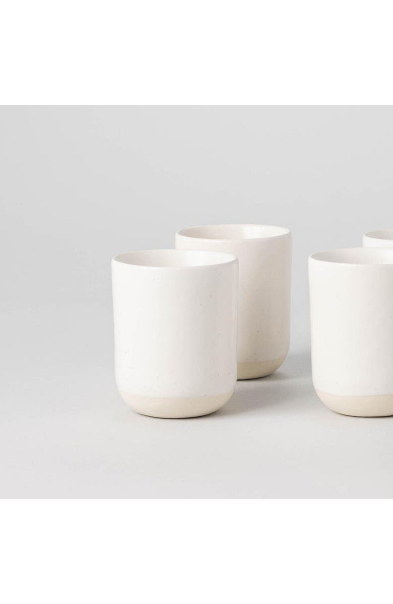 Fable The Cappuccino Set of 4 Cups, Alternate, color, Speckled White