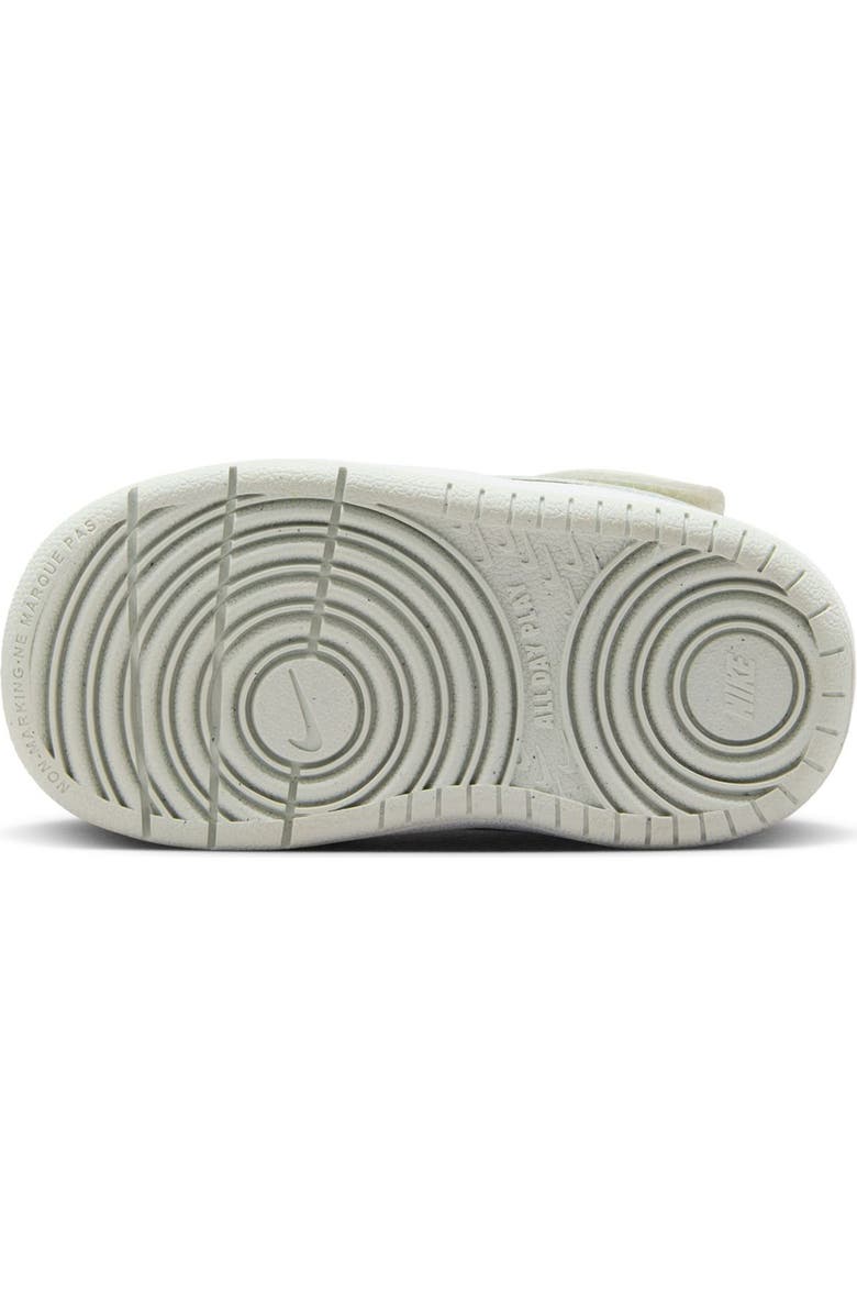 Nike Kids' Court Borough Mid 2 Sneaker, Alternate, color, Sail/ Light Silver/ White