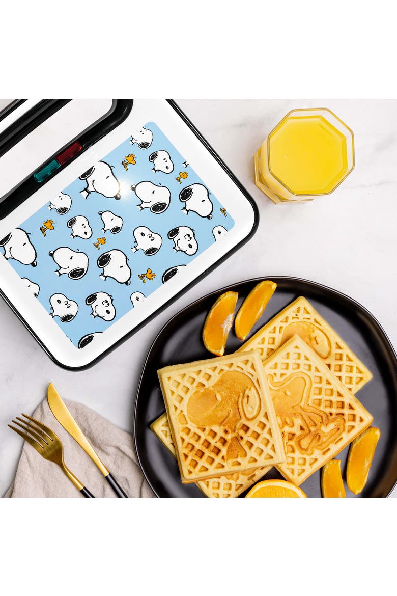 Peanuts Snoopy & Woodstock Double-Square Waffle Maker, Main, color, None