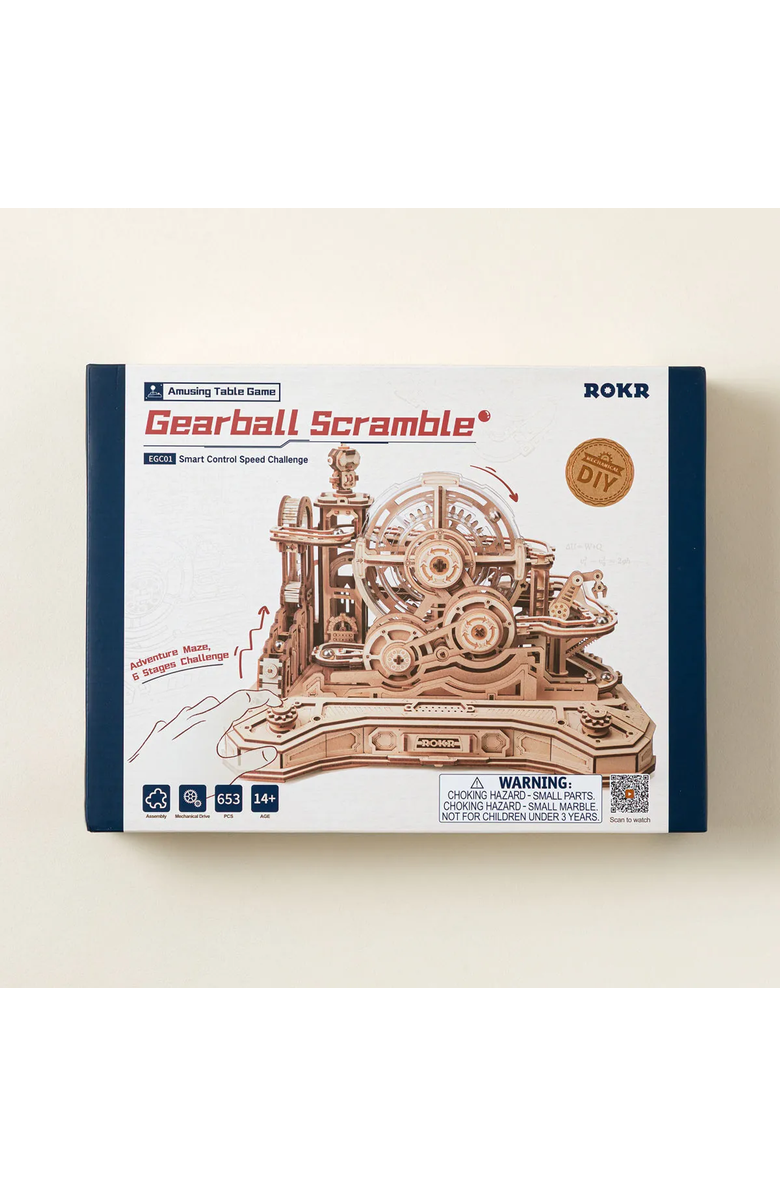 Uncommon Goods DIY Gamer's Gear Ball Challenge Build Kit by ROBOTIME LLC, Alternate, color, Multi