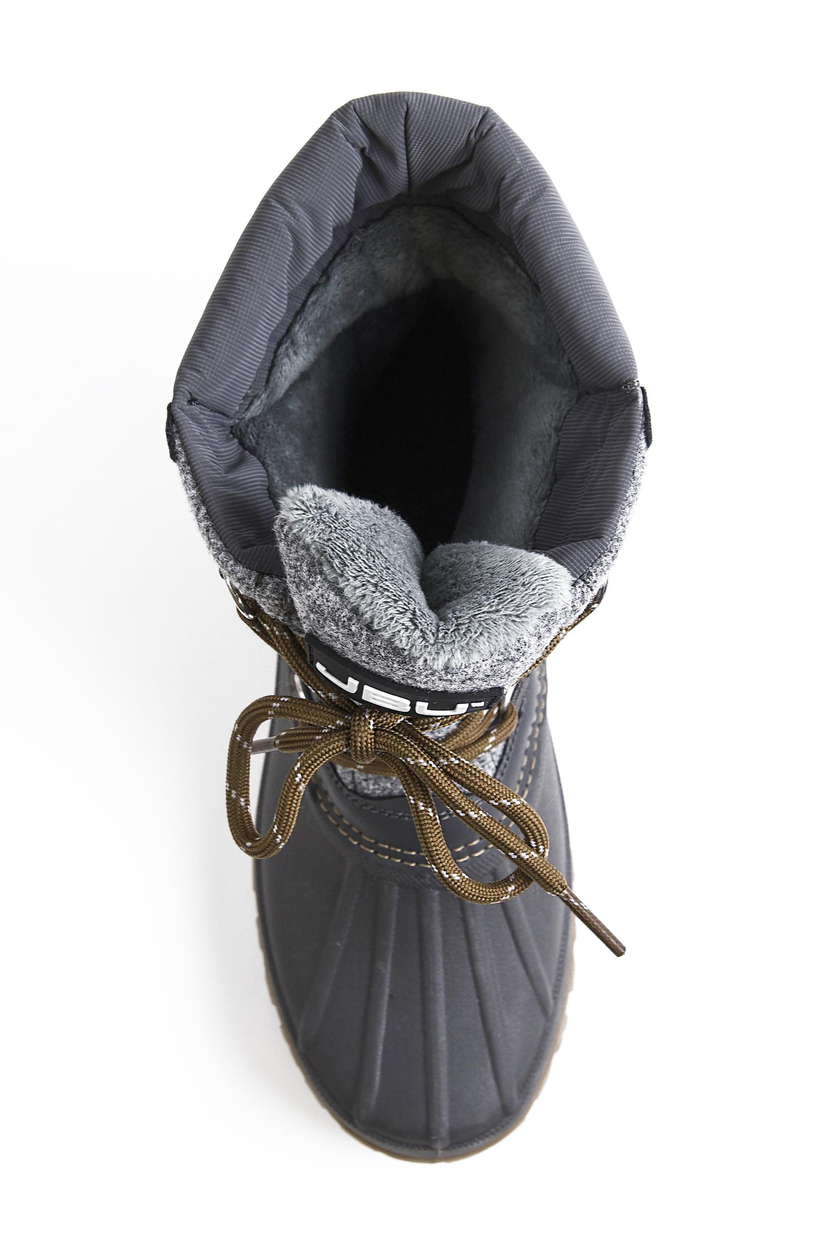 JBU Charli Waterproof Duck Boot, Alternate, color, Charcoal