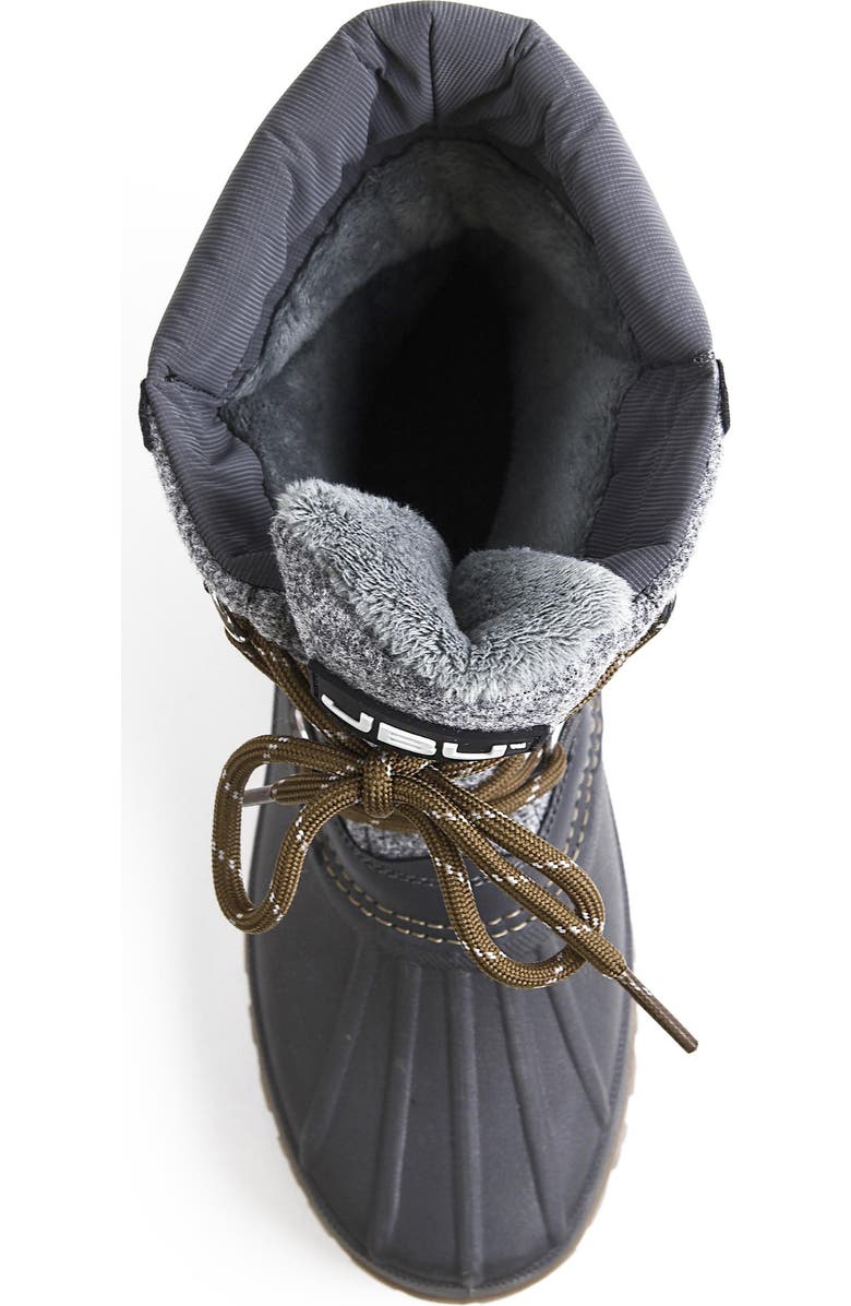 JBU Charli Waterproof Duck Boot, Alternate, color, Charcoal