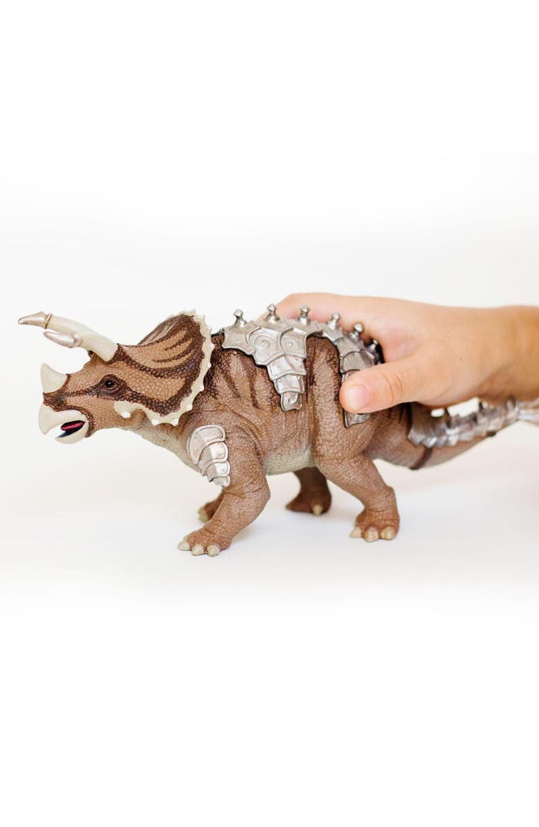 Safari Ltd. Armored Triceratops Kids Toy Figure, Alternate, color, NO COLOR