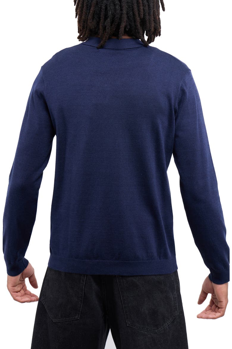 John Collared Sweater, Alternate, color, SLATE
