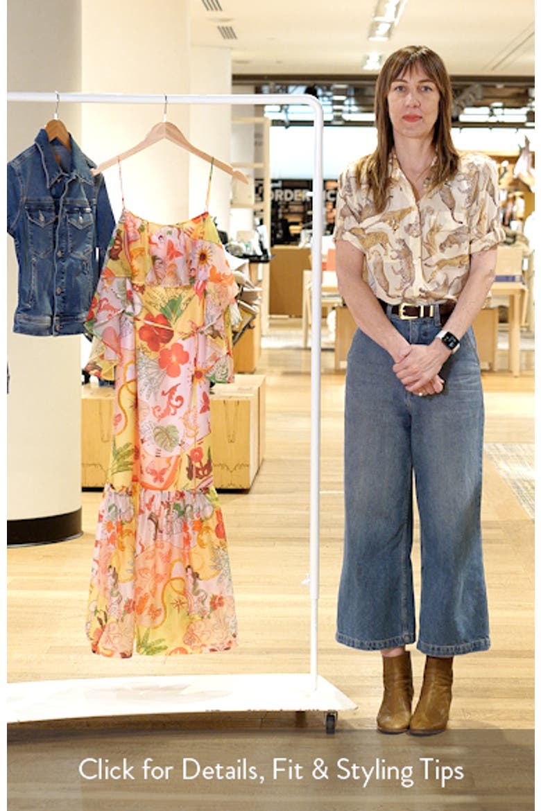 Ellera Floral Print Midi Dress video