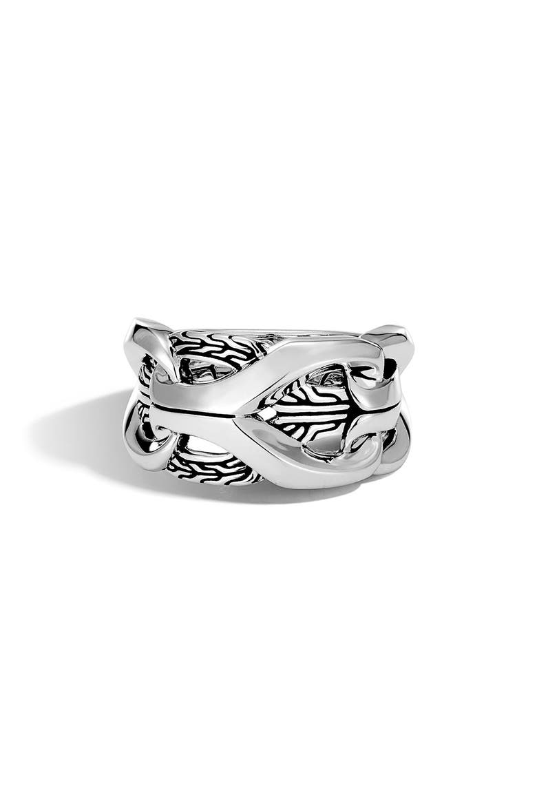 Men's Classic Chain Ring, Main, color, SILVER