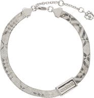 Burberry Engraved Check Bracelet
