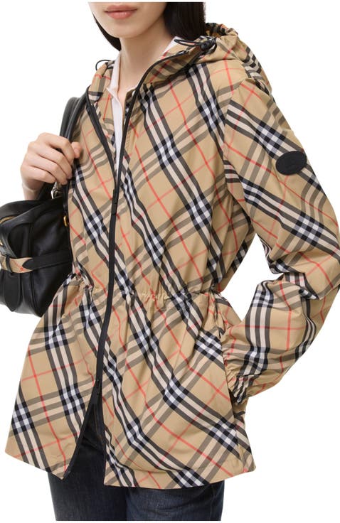 Check Whitstable Hooded Jacket