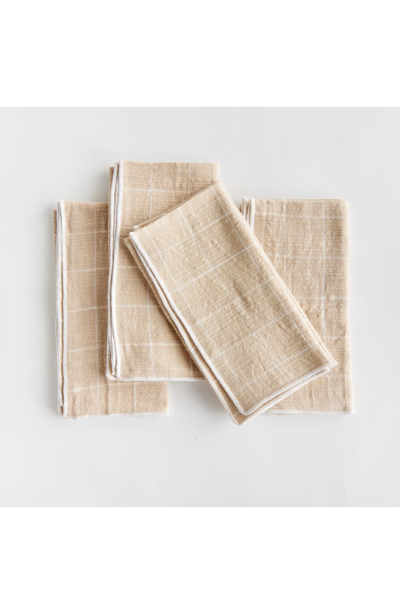 Napa Home & Garden Avery Napkins Set of 4, Alternate, color, Beige