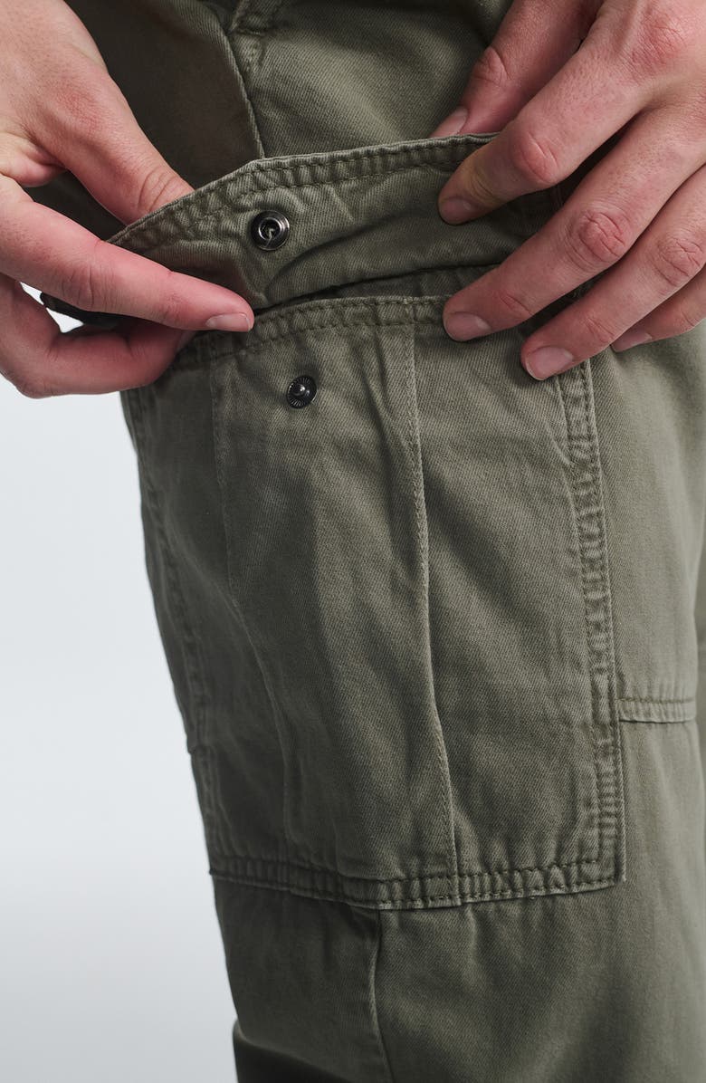 Mavi Jeans Drawstring Cargo Joggers, Alternate, color, Smokey Olive