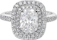 SUZY LEVIAN Sterling Silver White CZ Bridal Ring