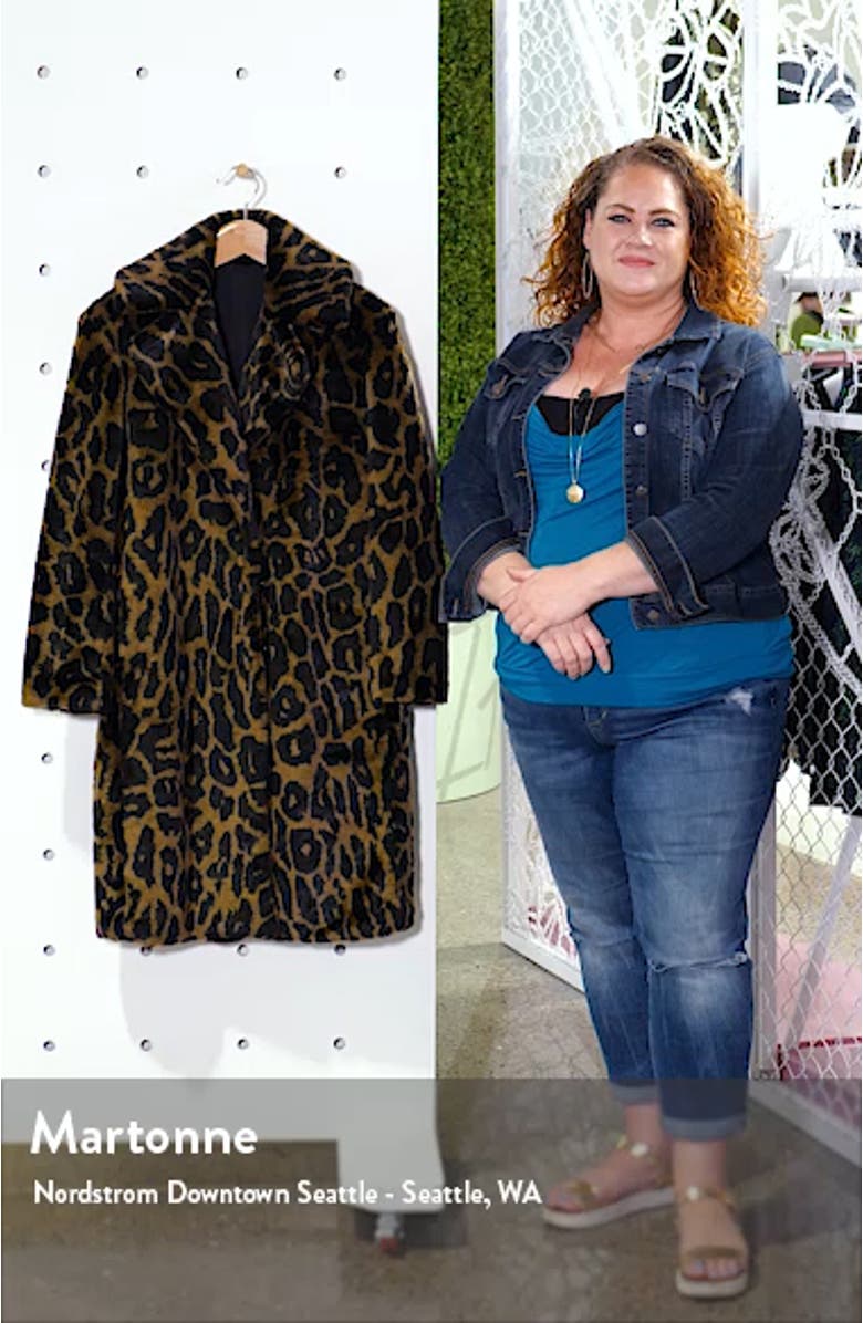 Reversible Water Resistant Faux Fur Coat, sales video thumbnail