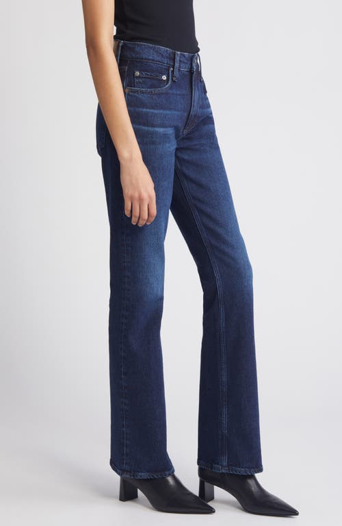 Rag & Bone Peyton Mid Rise Bootcut Jeans In Blue