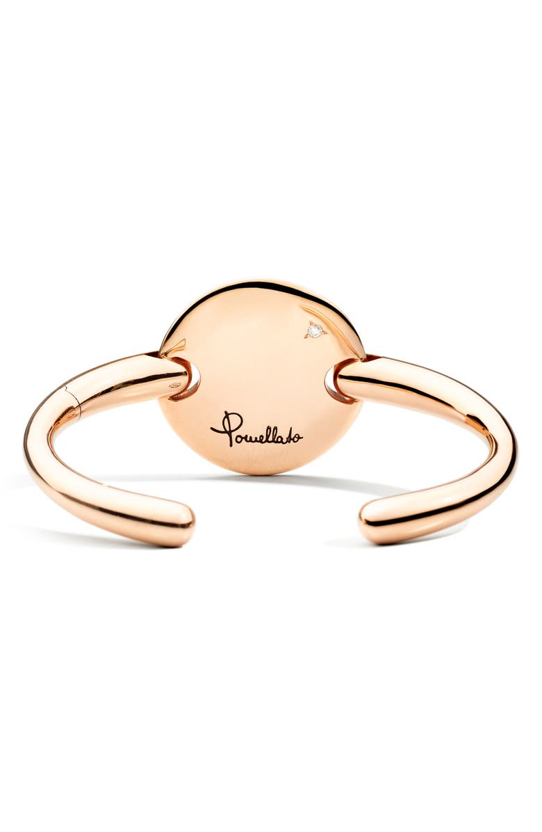 Pomellato Sabbia Diamond Pavé Cuff Bracelet, Alternate, color, Rose Gold