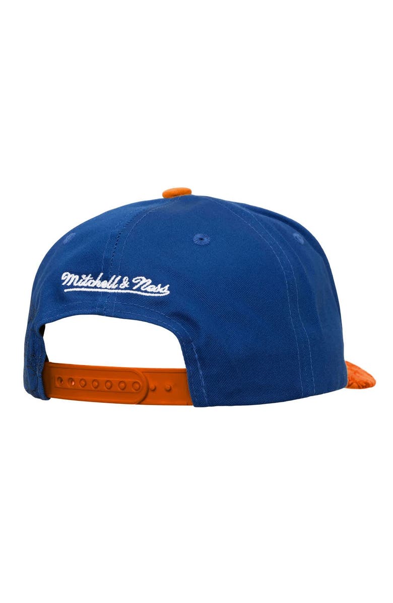 Mitchell & Ness Men's Mitchell & Ness  Blue/Orange New York Knicks May Flowers Adjustable Hat, Alternate, color, Blue