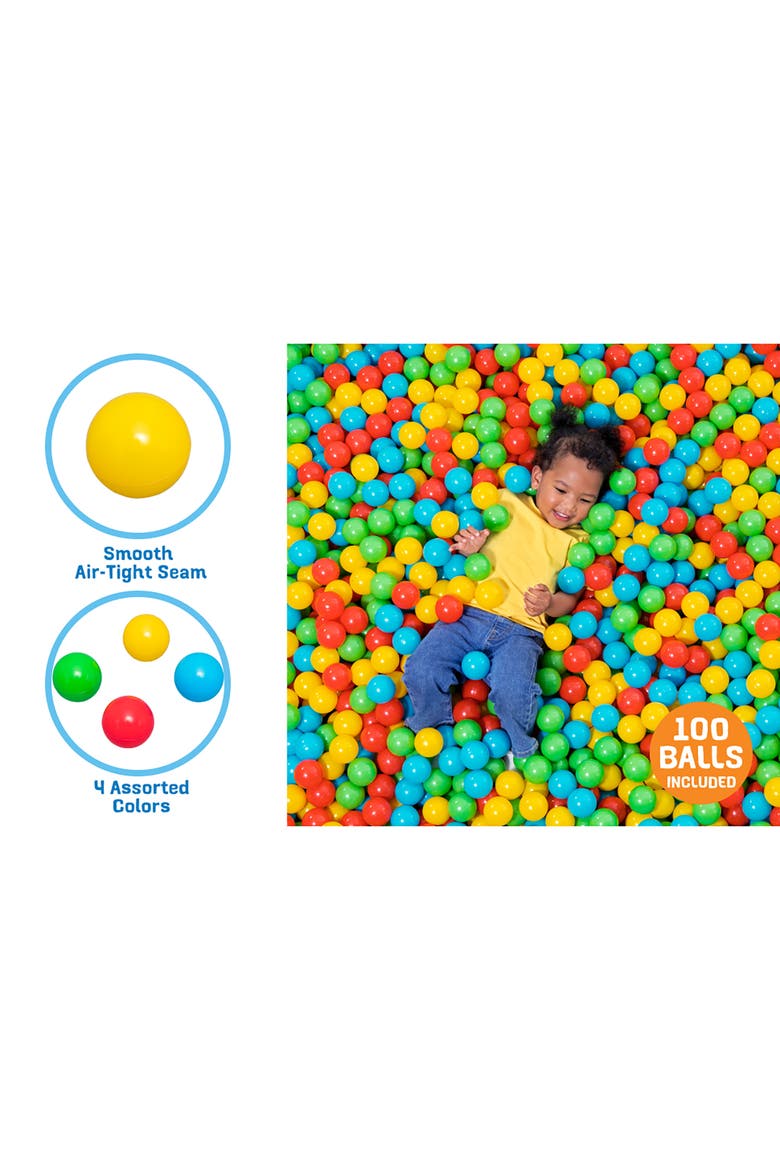 Splash & Play 100 Bright Color Toy Balls, Alternate, color, Multicolored