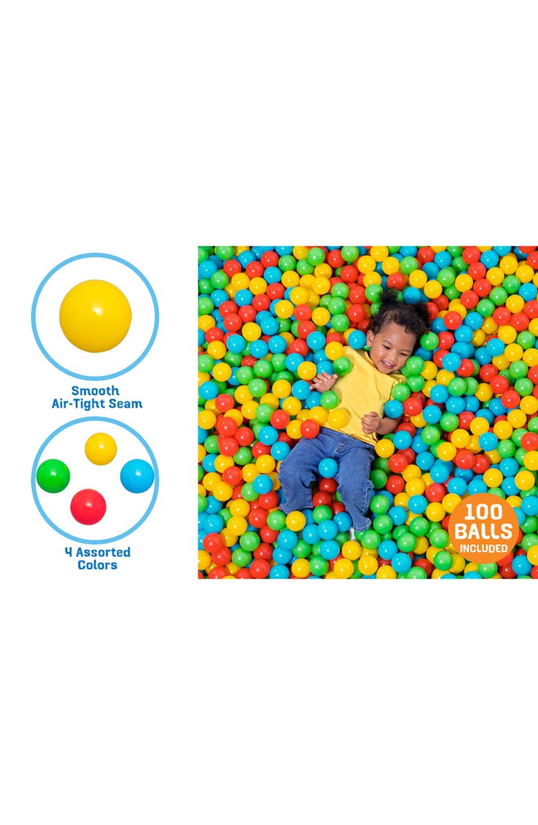 Bestway Splash 
Play 100 Bright Color Toy Balls, Alternate, color, Multicolored