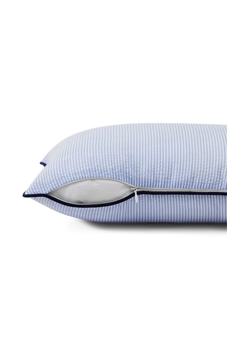 Tommy Hilfiger Crest Accent Pillow, Alternate, color, Blue/ White