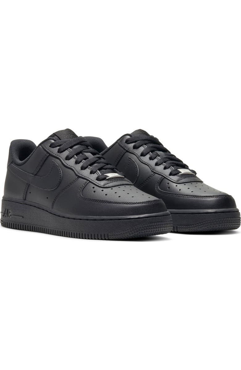 Nike Air Force 1 '07 Sneaker, Main, color, Black/ Black/ Black