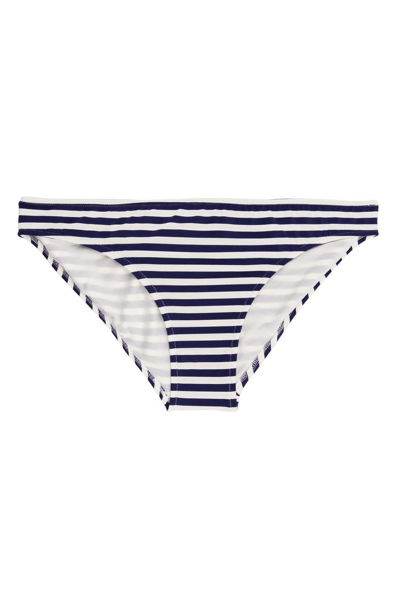 Pez D'Or Isabella Stripe Maternity Bikini Bottoms, Alternate, color, Navy/ White