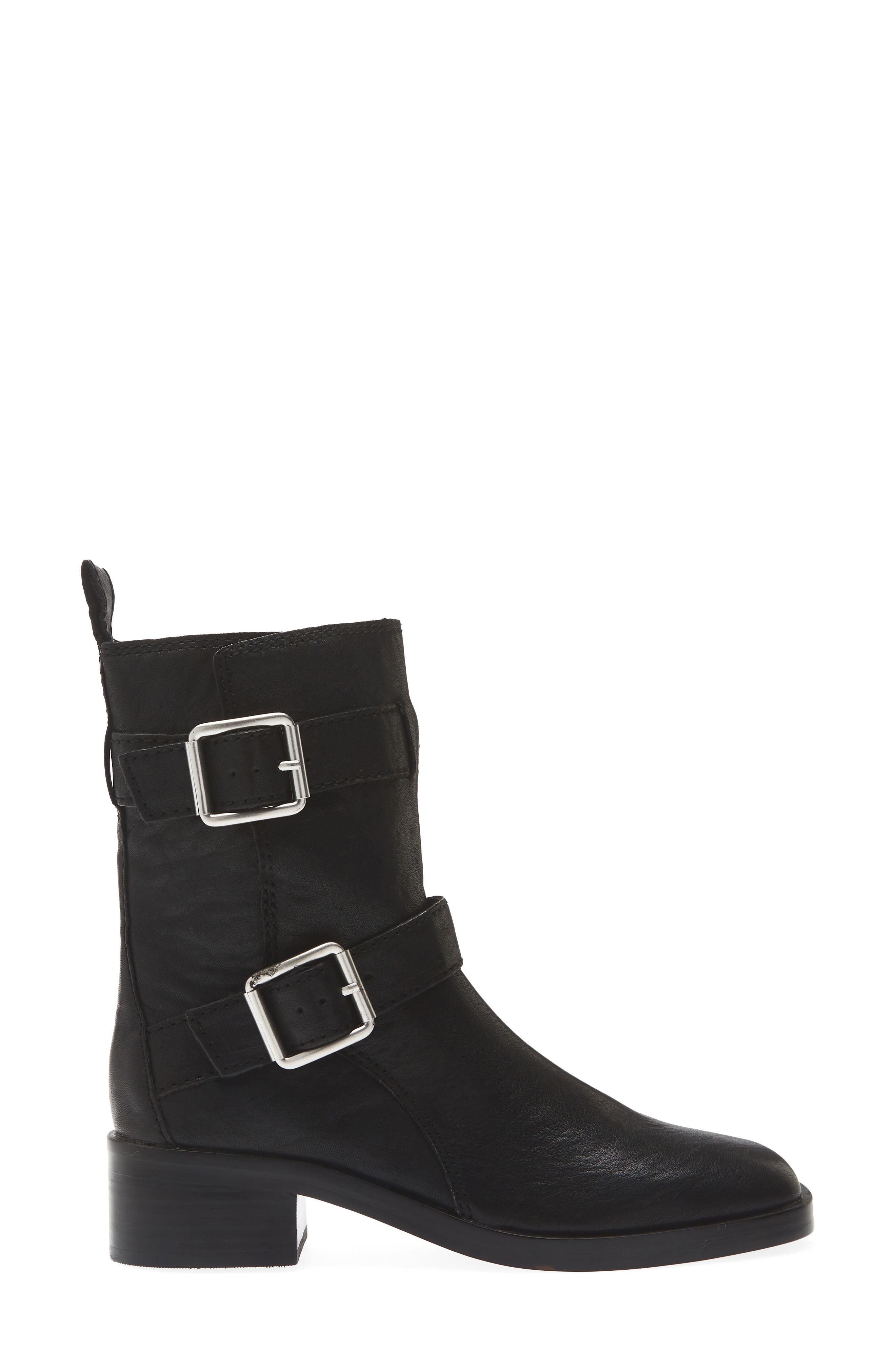 Nami Moto Leather Boot, Alternate, color, TRUE BLACK