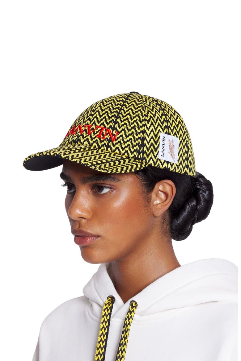 x FUTURE CURB COTTON CAP, Alternate, color, BLACK/YELLOW