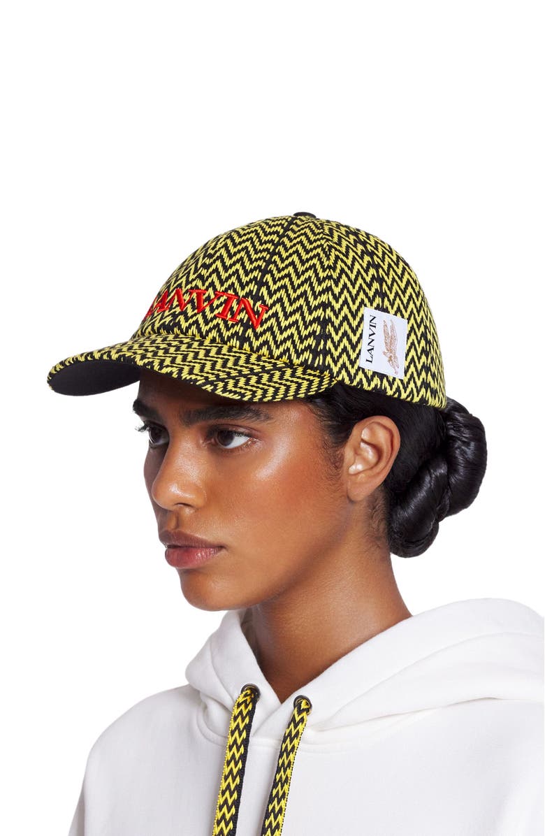 Lanvin x FUTURE CURB COTTON CAP, Alternate, color,