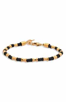 Men's Barrel Beaded Bracelet