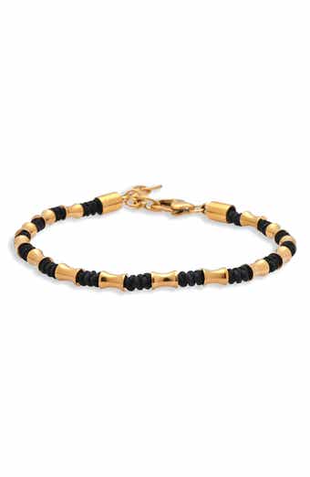 Men's Barrel Beaded Bracelet