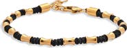 EYE CANDY LOS ANGELES Men's Barrel Beaded Bracelet