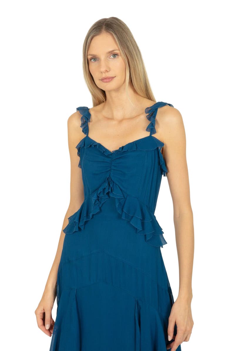 SECRET MISSION Inessa Midi Dress, Alternate, color, Deep Blue Sea
