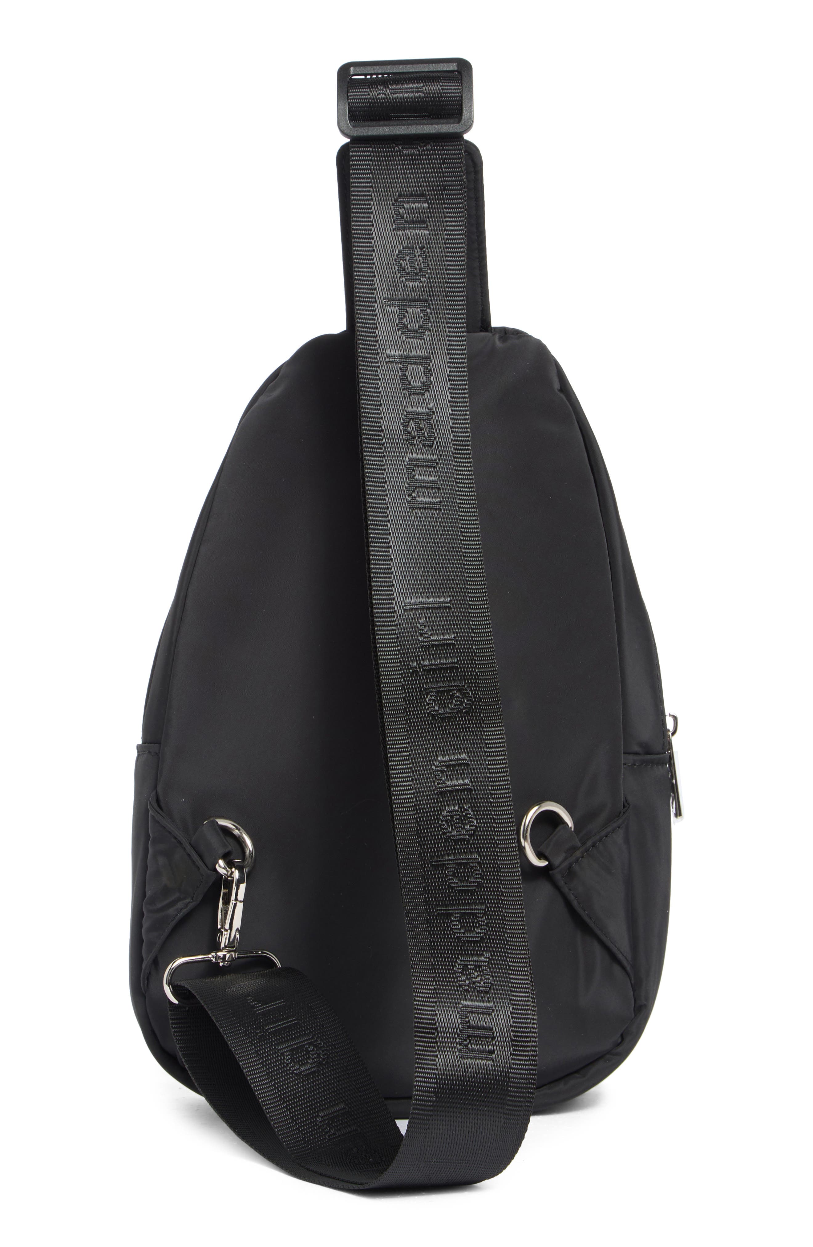 Madden Girl Kids' Nylon Sling Bag, Alternate, color, Black