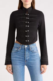 AFRM Gracyn Crop Fitted Band Jacket