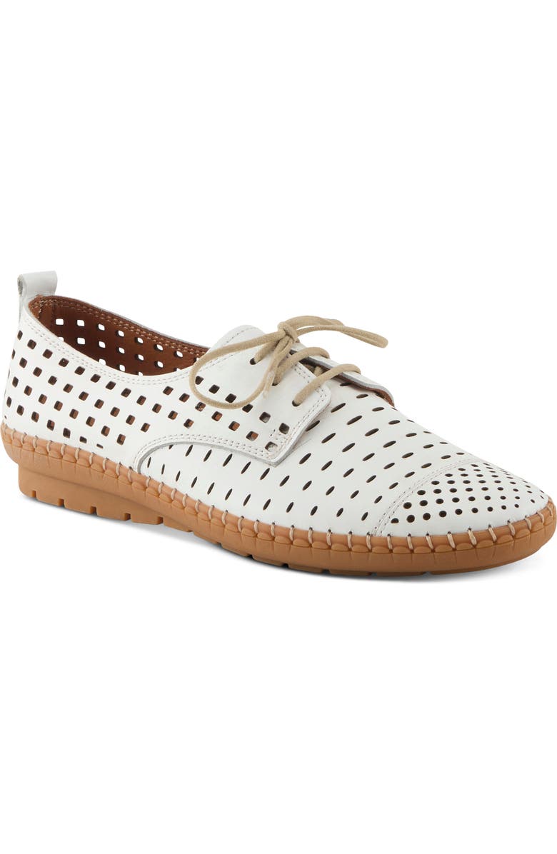 Spring Step Deysi Perforated Derby, Main, color, White