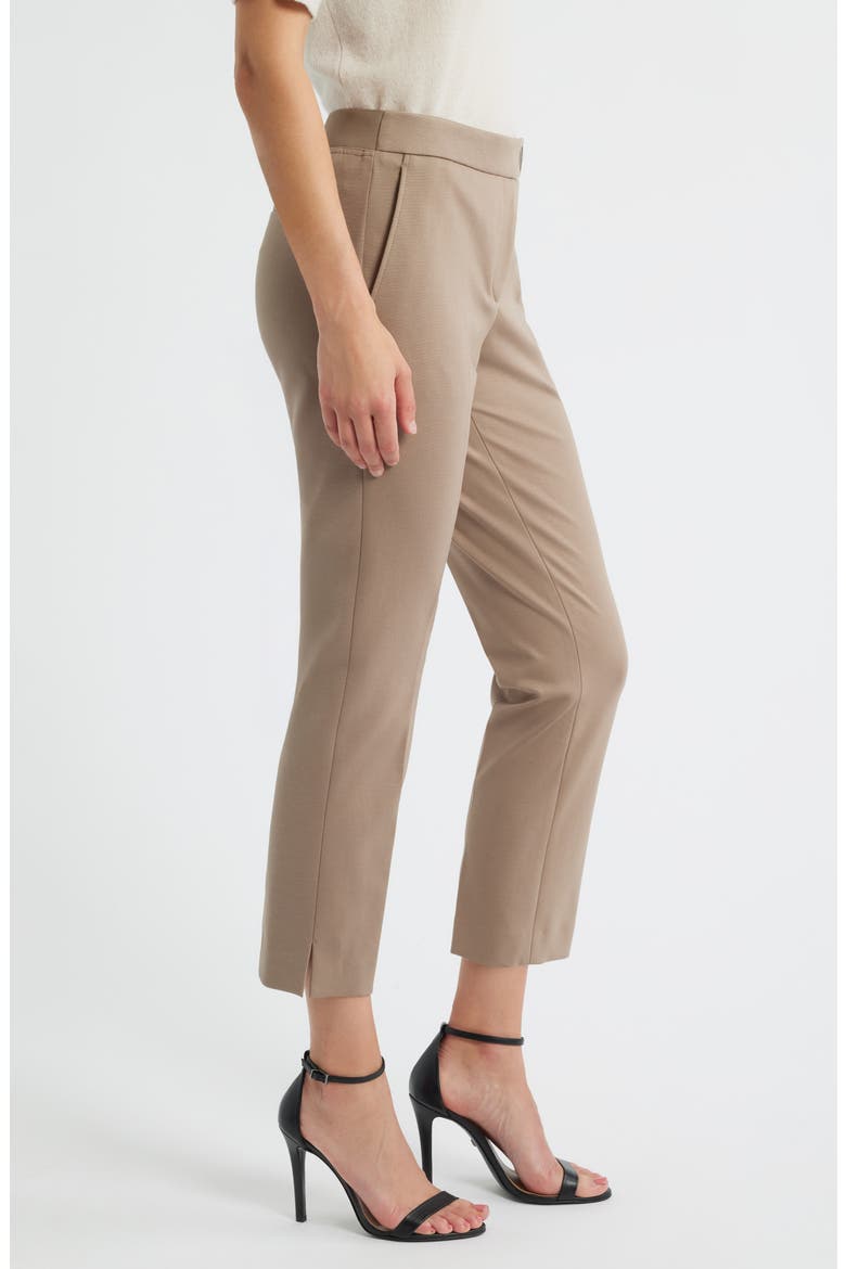 Tapria Straight Leg Pants, Alternate, color, OPEN BROWN