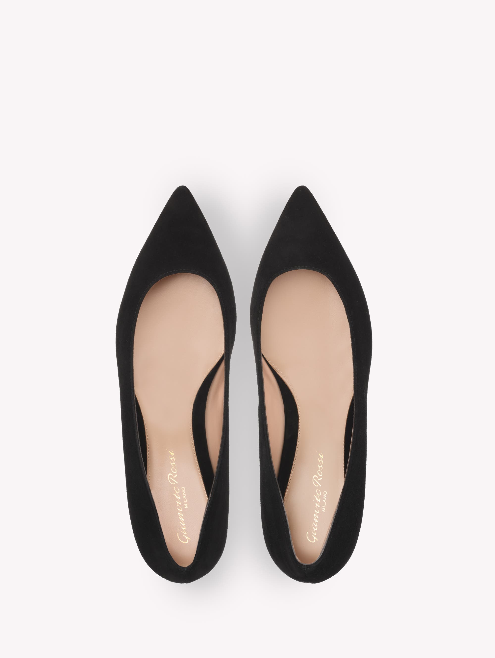 Gianvito Rossi Gianvito Flats, Alternate, color, Black