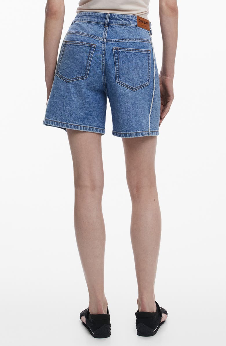 Desigual Stretch Denim Shorts, Alternate, color, 