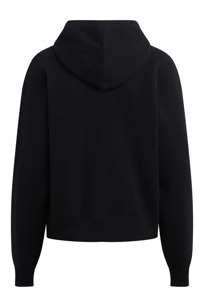 Fatigue Sisters Cotton & Cashmere Hoodie, Alternate, color, BLACK
